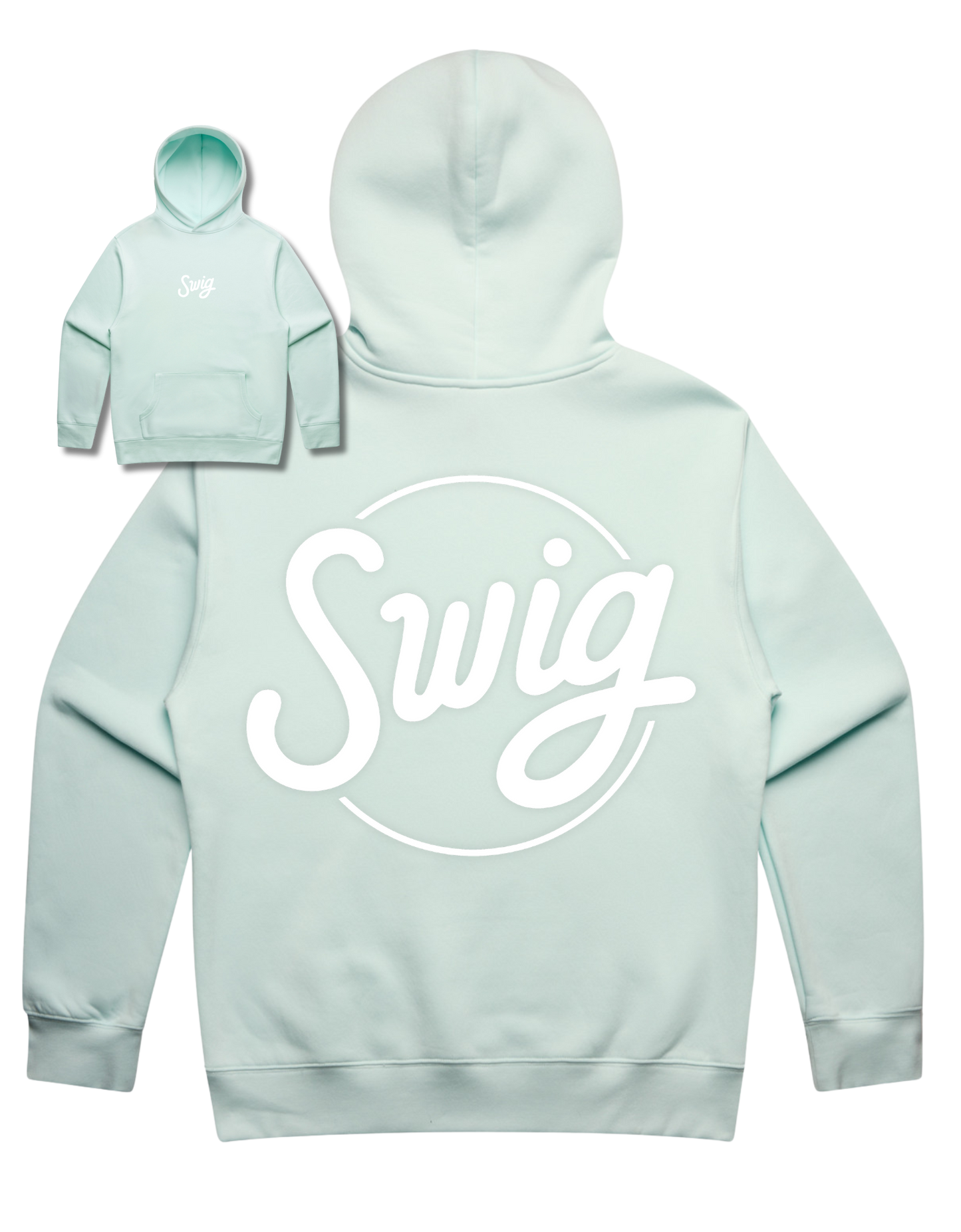 Premium - Oversized Puff print Hoodie (white puff)