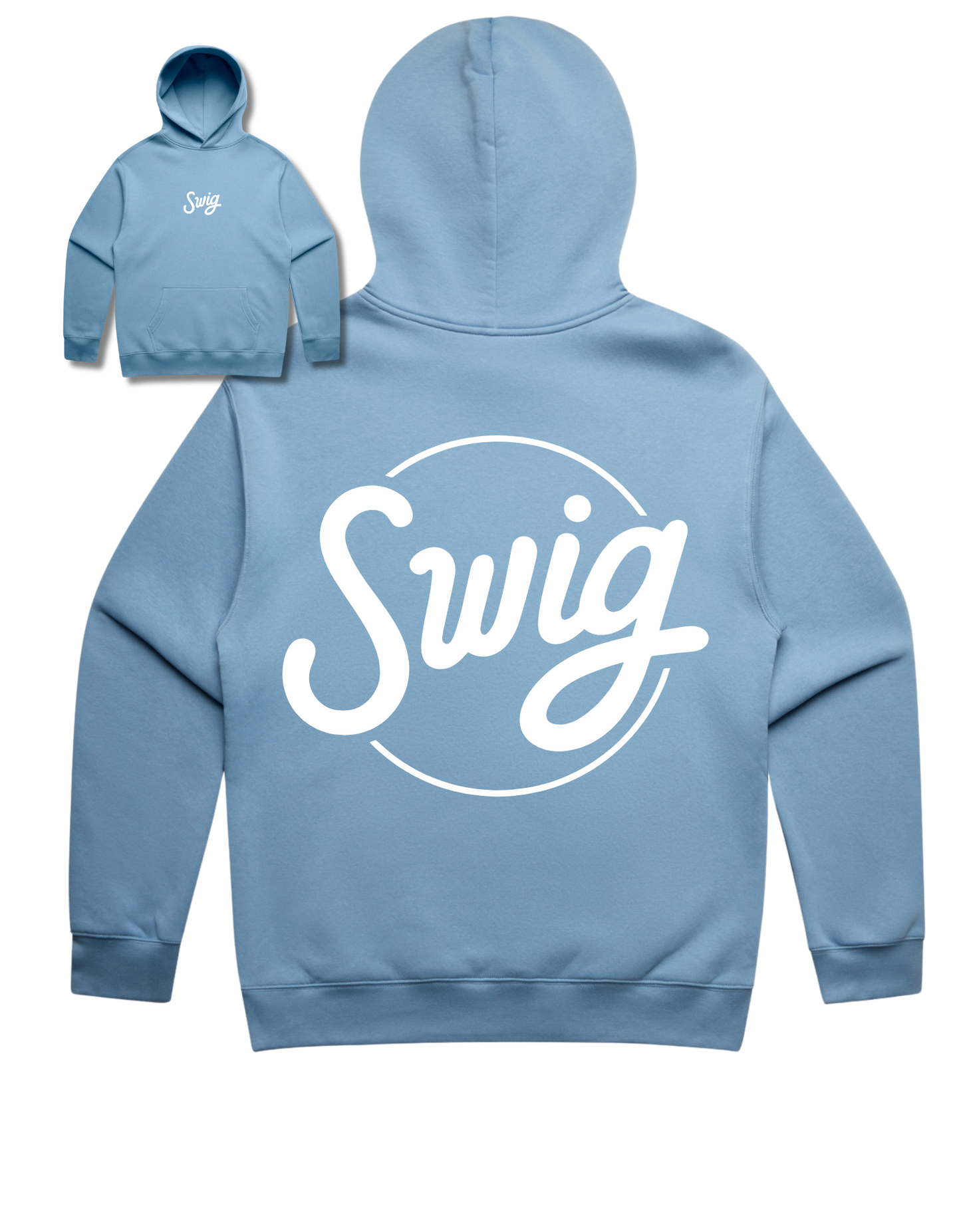 Premium - Oversized Puff print Hoodie (white puff)