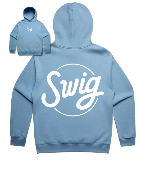 Premium - Oversized Puff print Hoodie (white puff)