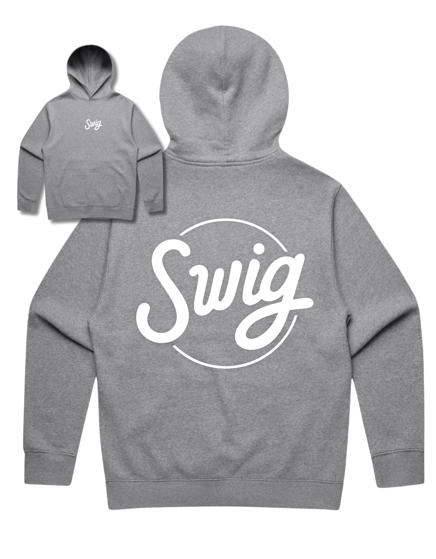 Premium - Oversized Puff print Hoodie (white puff)